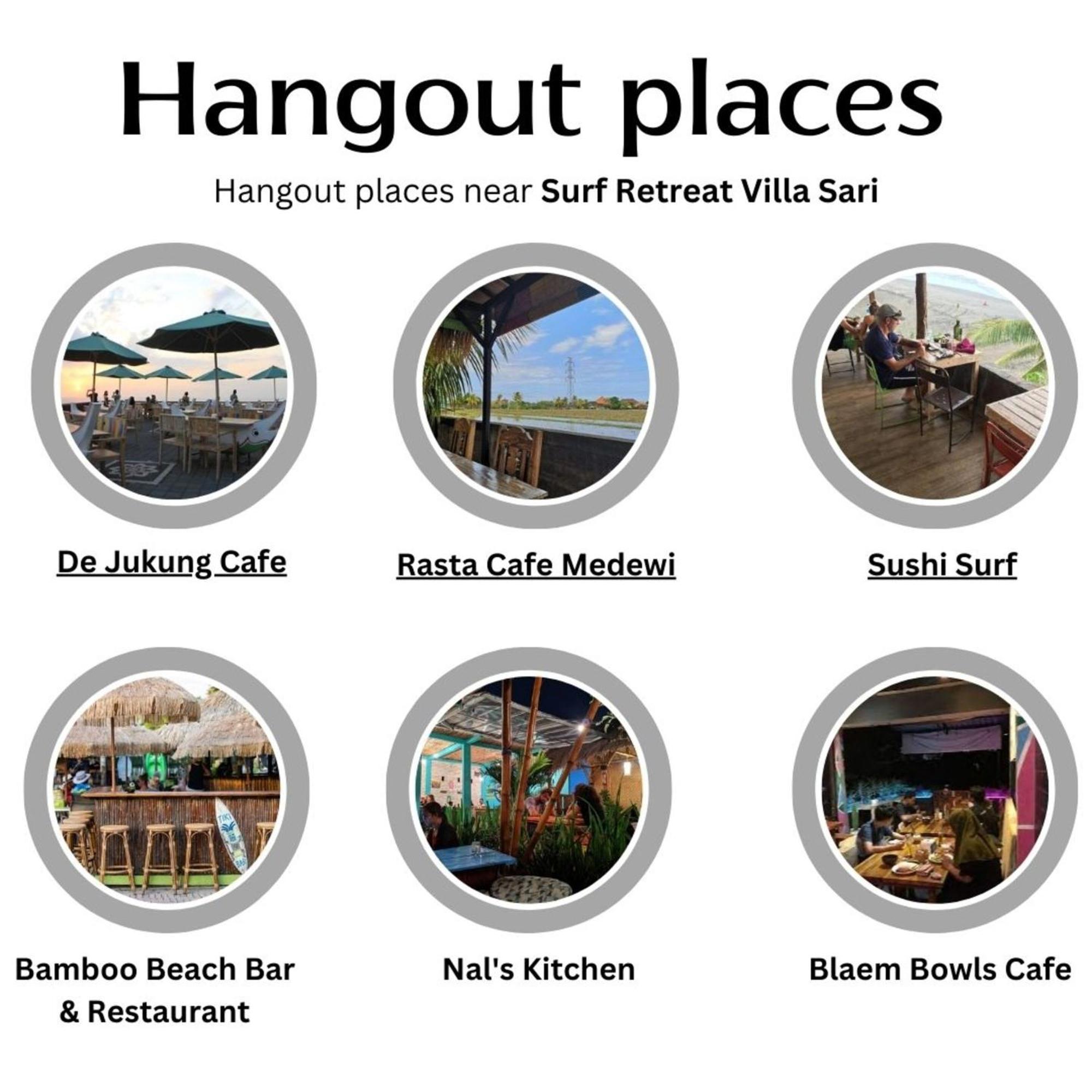 Surf Retreat Villa Sari Bali Pulukan Eksteriør billede